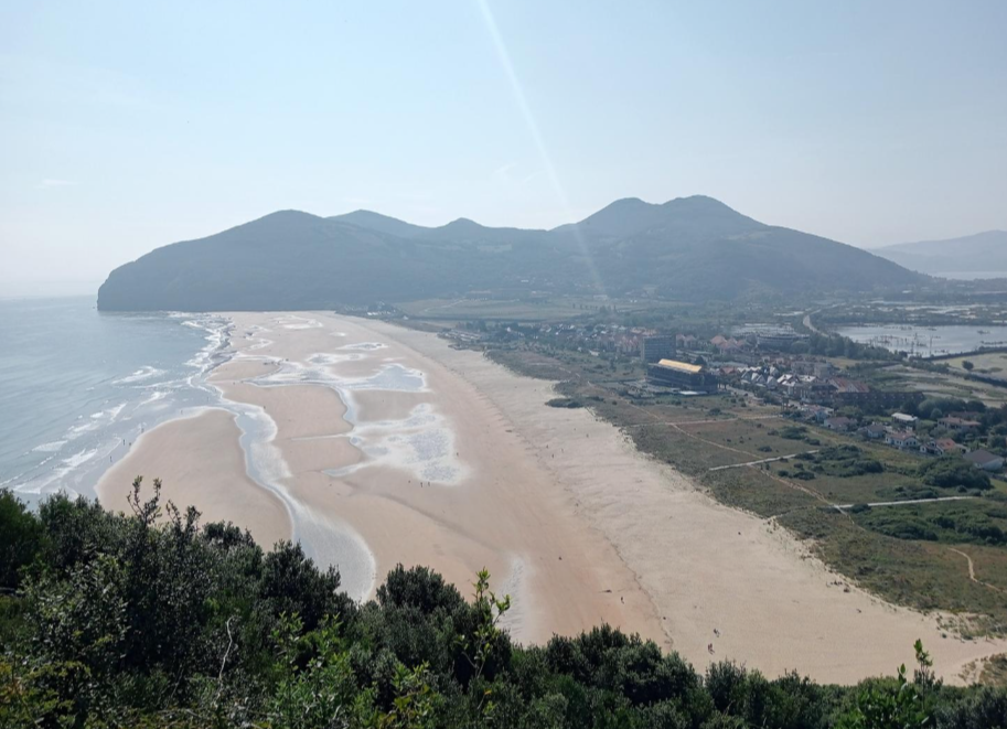 vistas-brusco-berria playa de berria desde el brusco