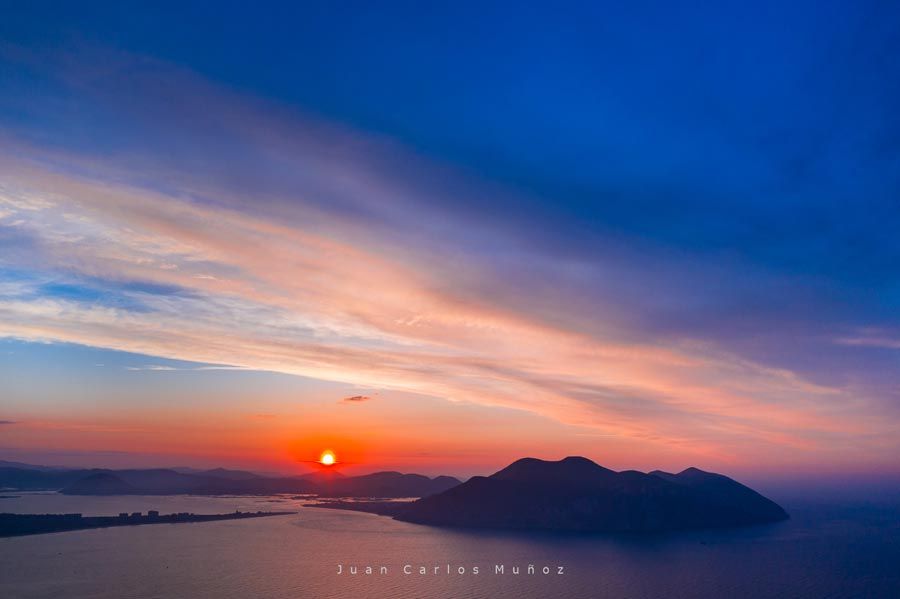 atardecer monte buciero